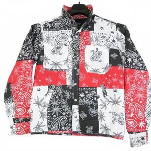 Men's S Eighty Eight Patchwork Bandana Print Jacket